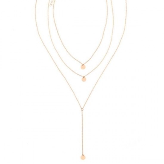 Wholesale Simple Round Coin Chain Necklace Wholesale Simple Round Coin Chain Necklace